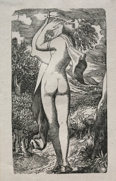 Bacchante أو The Player on The Lyre ، 1829. بواسطة إدوارد كالفرت