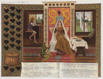 غن أغنية من ستة بنسات (Chromolitho) بواسطة إدوارد تشارلز كليفورد