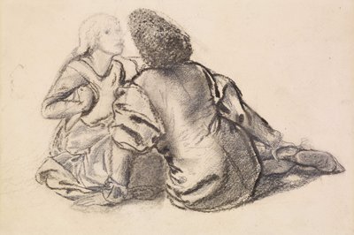An Idyll (فحم على ورق) بواسطة إدوارد بورن جونز