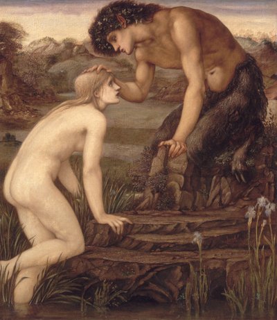 Pan and Psyche، 1870s بواسطة إدوارد بورن جونز