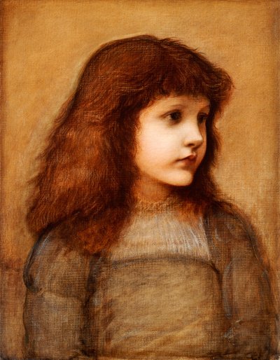 صورة لجيرتي لويس ، نصف طول ، 1879-1880 بواسطة Edward Burne Jones