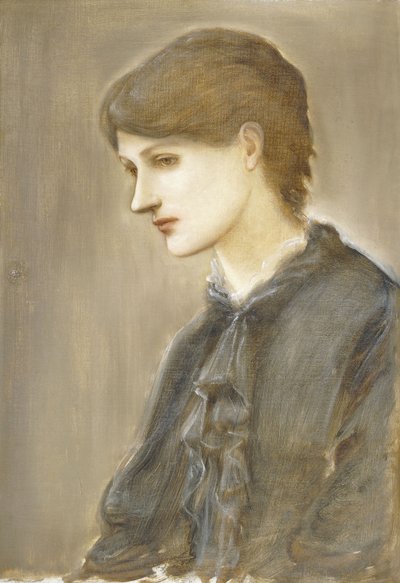 صورة للسيدة ويليام ج. ستيلمان ، ني ماري سبارتالي ، بواسطة Edward Burne Jones