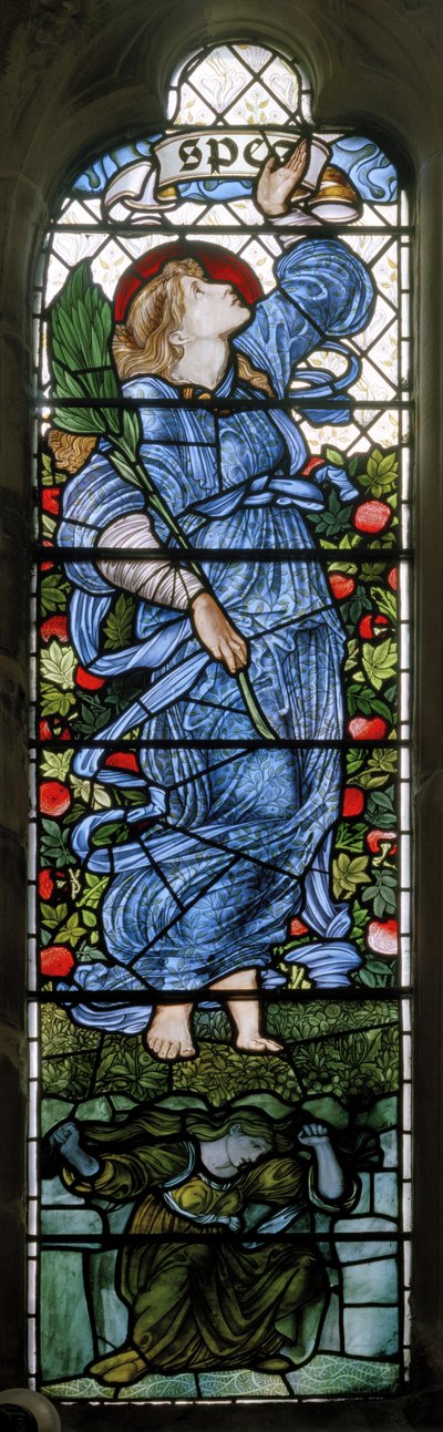 Rochdale، St Chad، Morris & Co.، Edward Burne-Jones، Hope، 1873 بواسطة إدوارد بورن جونز
