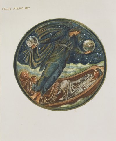 كتاب الزهور: XXXVI. False Mercury، 1905 (litho with gouache on paper) بواسطة إدوارد بورن جونز