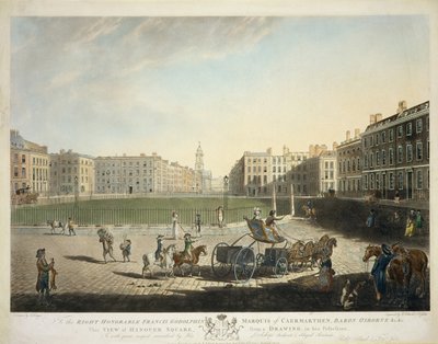 ساحة هانوفر ، نقشها روبرت بولارد (1755-1838) وفرانسيس جوكس (1747-1812) 1787 (انظر أيضًا 20864) بواسطة إدوارد دايز