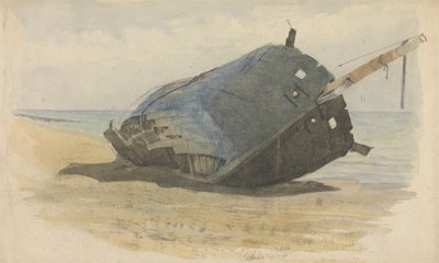 جنحت الهيكل على الشاطئ بواسطة إدوارد دنكان