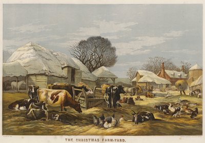 The Christmas Farm-Yard (chromolitho) بواسطة إدوارد دنكان