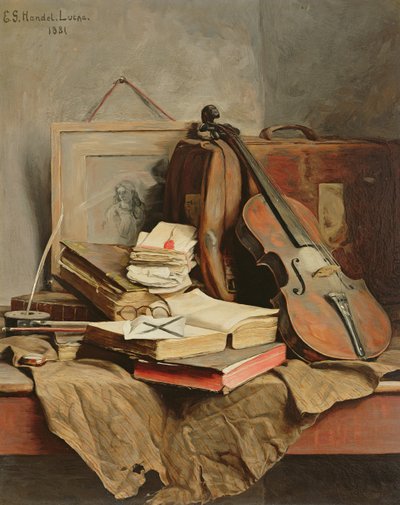 الوقت يحاول كل شيء ، 1881 بواسطة Edward George Handel Lucas