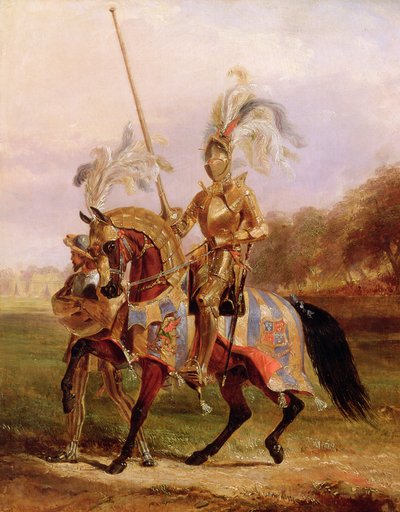 في Eglinton ، رب البطولة ، 1840 بواسطة إدوارد هنري كوربولد