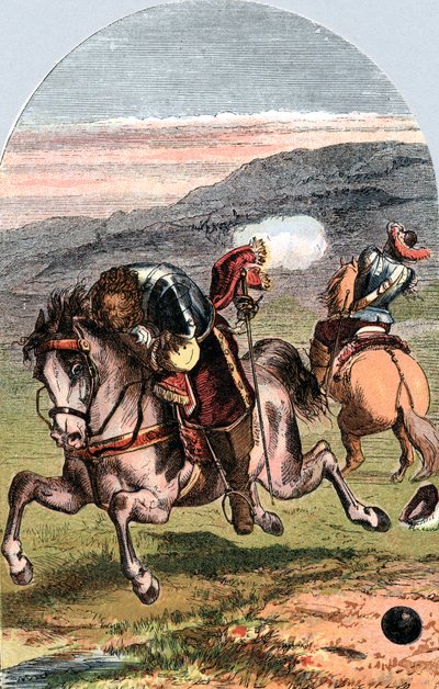 وفاة هنري ، Vicomte de Turenne ، جندي فرنسي ، 1675 c1870 بواسطة إدوارد هنري كوربولد