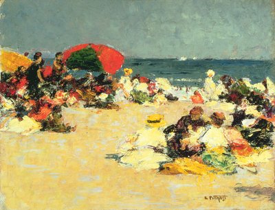 على الشاطئ بواسطة Edward Henry Potthast