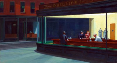 صقور الليل بواسطة Edward Hopper