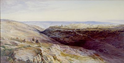 القدس ، ١٨٦٥ بواسطة إدوارد لير