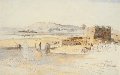 الأقصر ، 17 فبراير 1854 بواسطة إدوارد لير