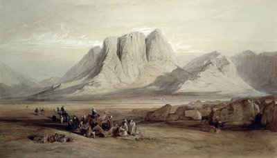 جبل سيناء ، 26 يناير 1849 بواسطة إدوارد لير