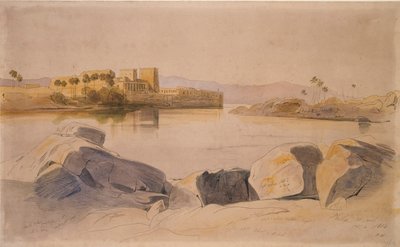فيلة ، مصر ، 1854 بواسطة إدوارد لير