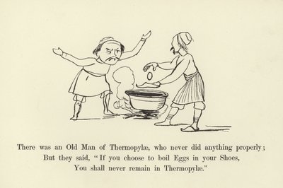 كان هناك رجل عجوز من Thermopylae ، لم يفعل أي شيء بشكل صحيح بواسطة إدوارد لير