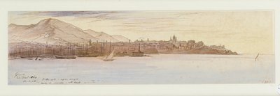 منظر لجنوة ، 1864 بواسطة إدوارد لير