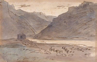 فيجوس، الساعة 7:15 مساءً 17 أبريل 1857 بواسطة إدوارد لير