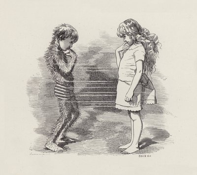 رسم توضيحي للأطفال الصغار بواسطة تشارلز كينجسلي (نقش) بواسطة إدوارد لينلي (بعد) سامبورن