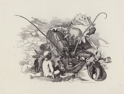 رسم توضيحي للأطفال الصغار بواسطة تشارلز كينجسلي (نقش) بواسطة إدوارد لينلي (بعد) سامبورن