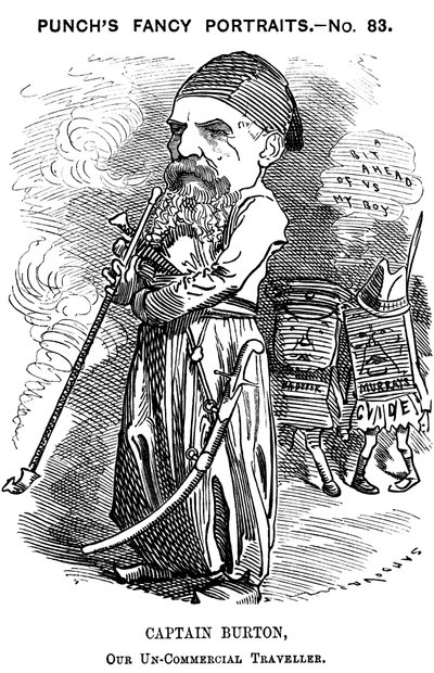 ريتشارد فرانسيس بيرتون ، مستكشف إنجليزي ومستشرق ، 1882 بواسطة إدوارد لينلي سامبورن