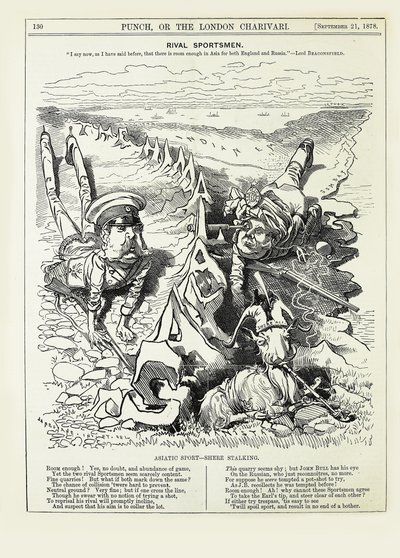 الرياضيون المتنافسون. أقول الآن ، كما قلت من قبل ، أن هناك مساحة كافية ... ، 1878. بواسطة إدوارد لينلي سامبورن