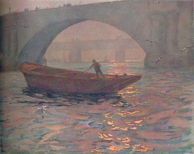 جسر واترلو ، c1910 بواسطة إدوارد لويس لورنسون