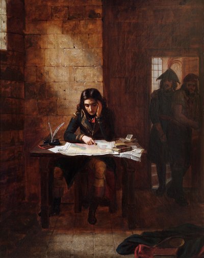 نابليون في سجن نيس عام 1794 بواسطة إدوارد ماثيو وارد