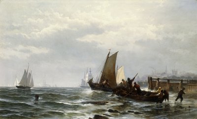 نيوكاسل أون ديلاوير ، 1872 بواسطة إدوارد موران