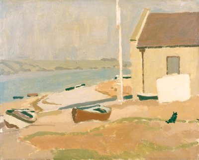 "Lifeboat House، Ferryside" ، 1923-1943 بواسطة إدوارد مورلاند لويس