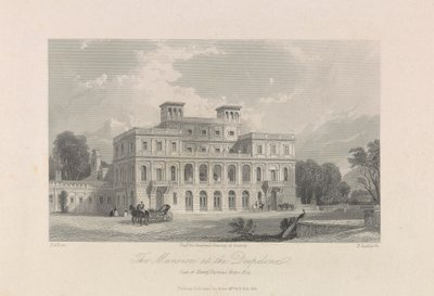 القصر في Deepdene. مقعد هنري توماس هوب ، إسق. بواسطة إدوارد رادكليف