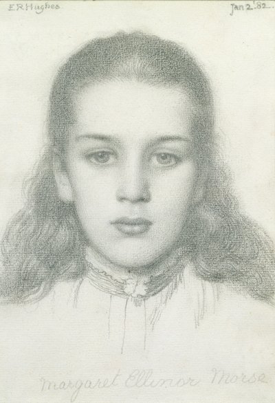 مارغريت إلينور مورس ، 2 يناير 1882 بواسطة إدوارد روبرت هيوز