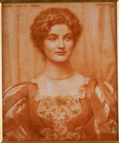 صورة هيلدا الفضيلة التبس ، 1897 بواسطة إدوارد روبرت هيوز