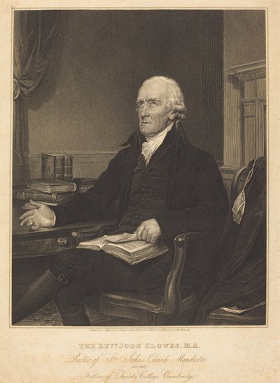القس جون كلوز بواسطة Edward Scriven after Joseph Allen