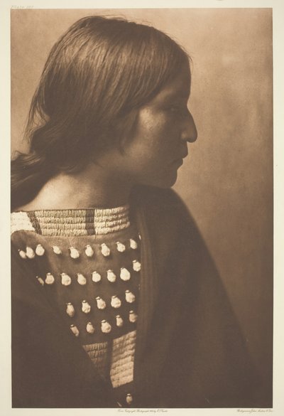 أريكارا جيرل ، 1908. بواسطة إدوارد شريف كيرتس