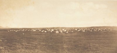 معسكر رقص الشمس - Piegan ، 1900. بواسطة إدوارد شريف كيرتس