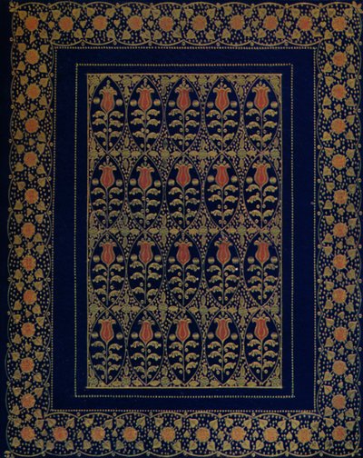 تجليد الكتب في المغرب الأزرق مع البطانة والأدوات الذهبية ، 1914 بواسطة إدوارد سوليفان