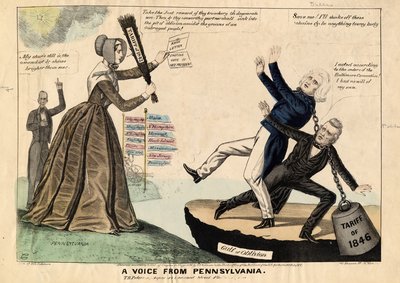 صوت من بنسلفانيا ، نشره HR Robinson ، New York ، 1846 بواسطة إدوارد ويليامز كلاي