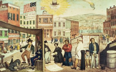 التايمز ، حانة. بقلم HR روبرتسون ، نيويورك ، 1837 بواسطة إدوارد ويليامز كلاي