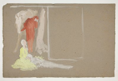 مجموعة من الشخصيات - (توضيح غير محدد) بواسطة Edwin Austin Abbey