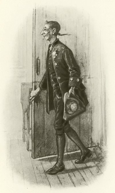 Ichabod Crane (الحفر) بواسطة إدوين أوستن أبي