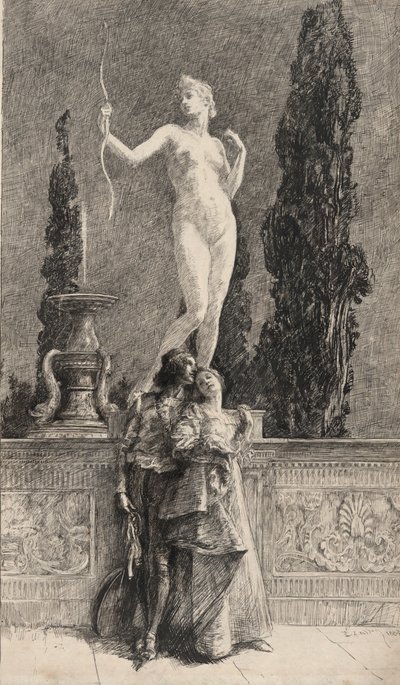 لورنزو وجيسيكا: بواسطة Edwin Austin Abbey