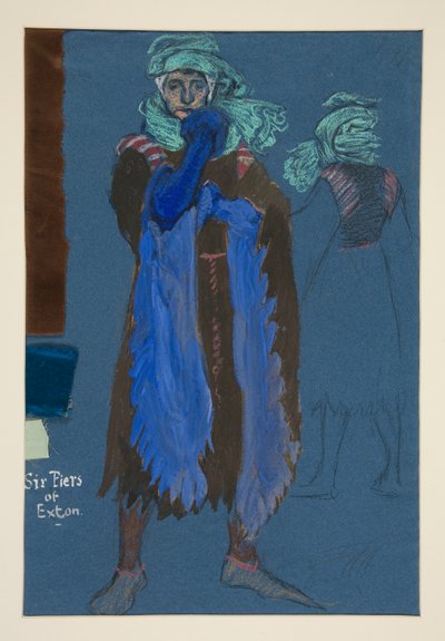 ستة أرصفة من إكستون ، رسم زي لهنري إيرفينغ بواسطة إدوين أوستن أبي