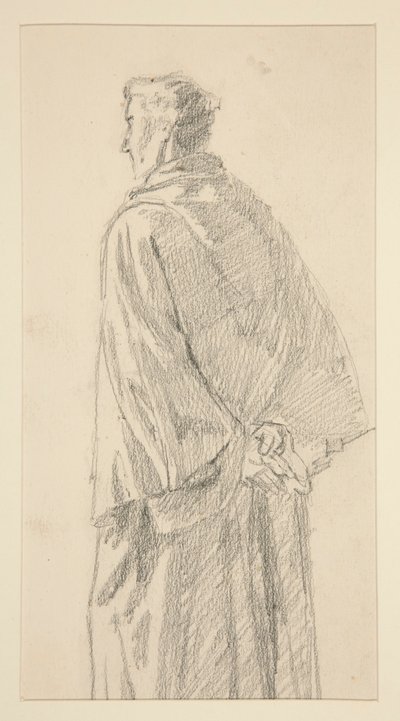دراسة رجل بالرداء بواسطة Edwin Austin Abbey