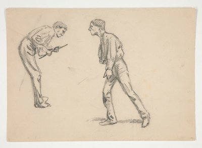 دراسة رجلين بواسطة Edwin Austin Abbey
