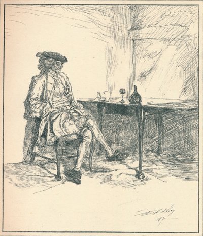 الرسالة. رسم بالقلم غير منشور ، 1890 ، 1923 بواسطة إدوين أوستن أبي