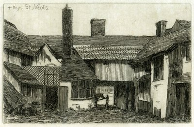 The Cross Keys ، سانت نيوتس ، كامبريدجشاير ، 1881 بواسطة إدوين إدواردز