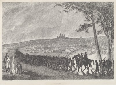 الذهاب إلى المعسكر في الليل بواسطة Edwin Forbes