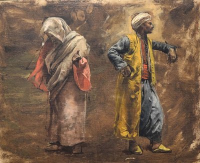 دراسة الشكلين ، كاليفورنيا. 1878. بواسطة إدوين لورد ويكس